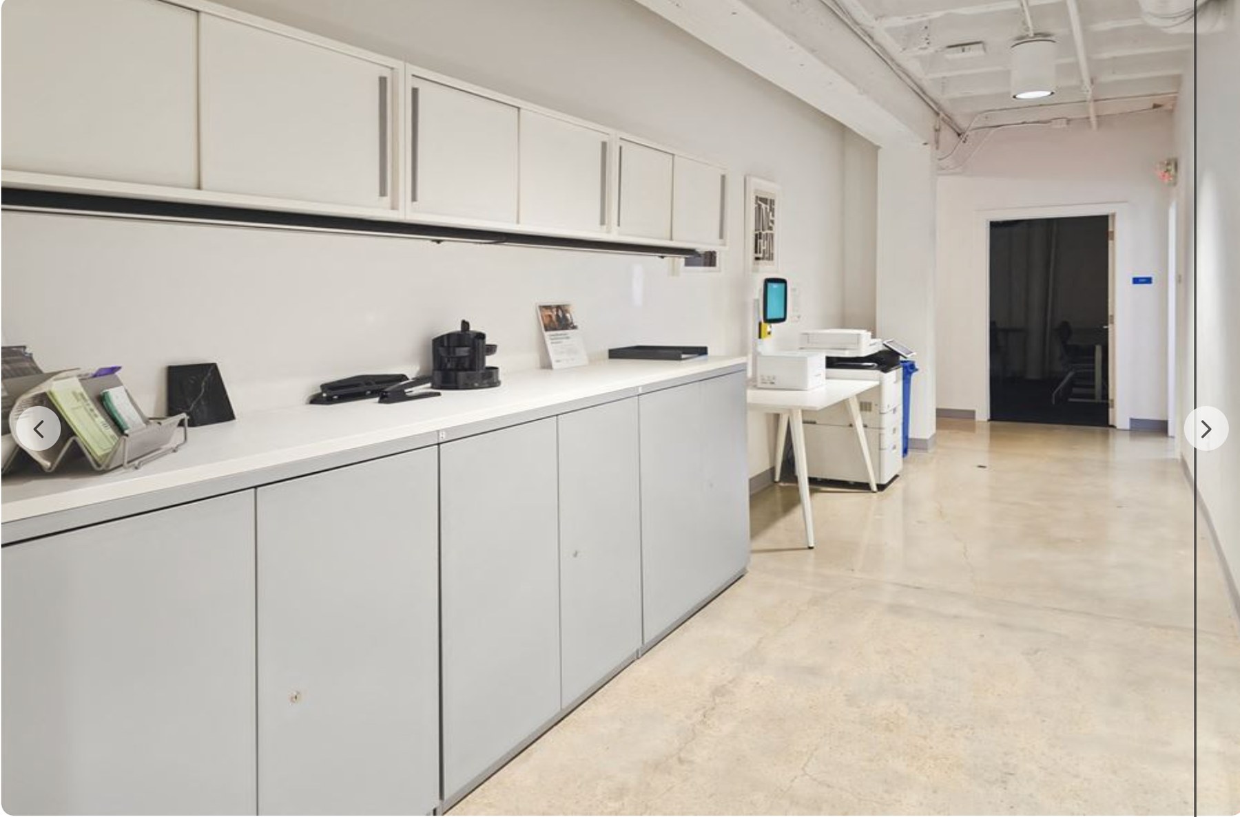 Third-floor work area